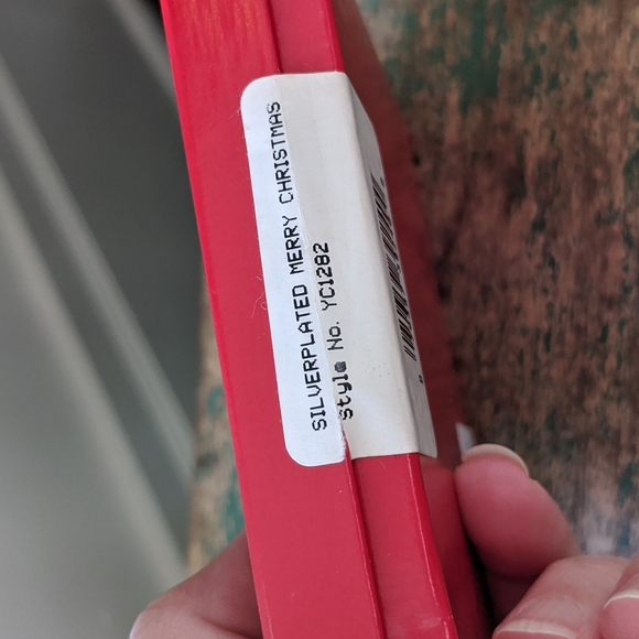 GORHAM I Vintage 1994 Silverplated Merry Christmas Heart Ornament, Style YC1202 - Picture 8 of 13